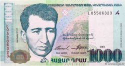 1000 Dram ARMÉNIE 2001 P.50a NEUF