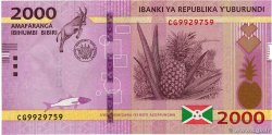 2000 Francs BURUNDI 2018 P.52 NEUF