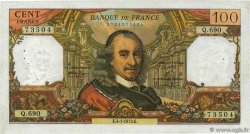 100 Francs CORNEILLE FRANCE 1973 F.65.41 TTB