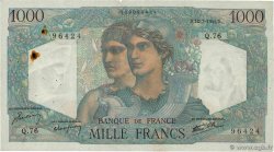 1000 Francs MINERVE ET HERCULE FRANCE 1945 F.41.06