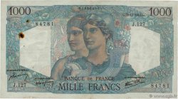 1000 Francs MINERVE ET HERCULE FRANCE 1945 F.41.08 TTB
