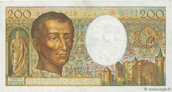 200 Francs MONTESQUIEU FRANCE 1989 F.70.09 TTB