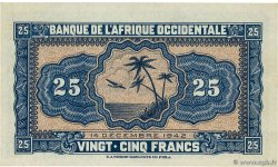 25 Francs AFRIQUE OCCIDENTALE FRANÇAISE (1895-1958) 1942 P.30a SUP+