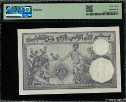 20 Francs ALGERIA  1928 P.078b q.FDC