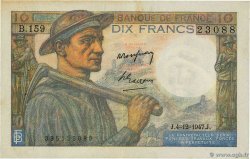 10 Francs MINEUR FRANCIA  1947 F.08.19