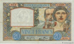 20 Francs TRAVAIL ET SCIENCE FRANCIA  1941 F.12.16