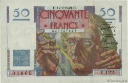 50 Francs LE VERRIER FRANCIA  1949 F.20.11