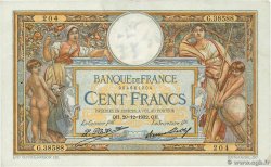 100 Francs LUC OLIVIER MERSON grands cartouches FRANCIA  1932 F.24.11