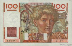 100 Francs JEUNE PAYSAN FRANCE 1947 F.28.13 TTB+