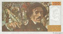 100 Francs DELACROIX modifié FRANCE 1982 F.69.06 TTB