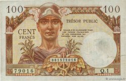 100 Francs TRÉSOR PUBLIC FRANCE 1955 VF.34.01