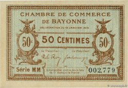 50 Centimes FRANCE régionalisme et divers Bayonne 1915 JP.021.05 NEUF