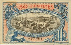 50 Centimes FRANCE régionalisme et divers Roanne 1917 JP.106.09 SUP