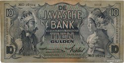 10 Gulden NETHERLANDS INDIES 1939 P.079c