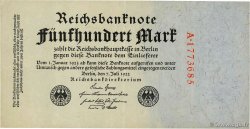 500 Mark ALLEMAGNE 1922 P.074a TTB+