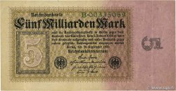 5 Milliards Mark ALLEMAGNE 1923 P.115a TTB