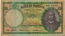 20 Escudos PORTUGAL 1954 P.153b B+