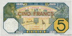 5 Francs DAKAR AFRIQUE OCCIDENTALE FRANÇAISE (1895-1958) Dakar 1932 P.05Bf