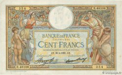 100 Francs LUC OLIVIER MERSON grands cartouches FRANCE 1935 F.24.14 TTB
