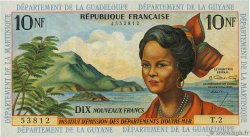 10 Nouveaux Francs ANTILLES FRANÇAISES 1962 P.05a pr.NEUF