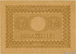 20 Lei ROUMANIE 1945 P.076 SUP