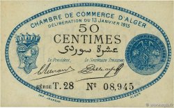 50 Centimes ALGERIA Alger 1915 JP.137.08