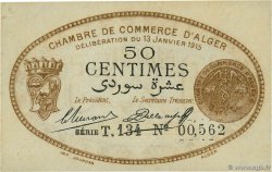 50 Centimes ALGERIA Alger 1915 JP.137.09