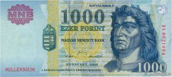 1000 Forint Commémoratif HONGRIE 2000 P.185a SUP