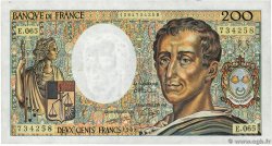 200 Francs MONTESQUIEU FRANCE 1989 F.70.09 TTB