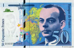 50 Francs SAINT-EXUPÉRY modifié FRANCE 1997 F.73.04 NEUF