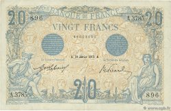 20 Francs BLEU FRANCIA  1913 F.10.03 BB