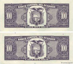 100 Sucres Consécutifs ÉQUATEUR 1993 P.123Ab SUP