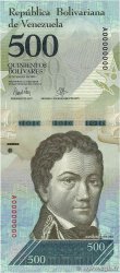 500 Bolivares Spécimen VENEZUELA 2017 P.094s NEUF