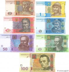 1 au 100 Hryven Lot UKRAINE 2016 P.116Aa à P.122c NEUF