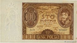 100 Zlotych POLOGNE 1934 P.075a SUP