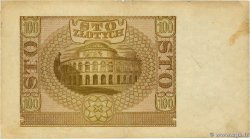 100 Zlotych POLOGNE 1940 P.097 pr.TTB