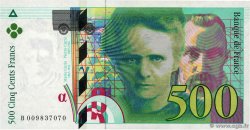 500 Francs PIERRE ET MARIE CURIE FRANCE 1994 F.76.01 pr.NEUF