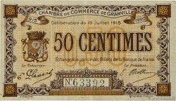 50 Centimes FRANCE régionalisme et divers Granville 1915 JP.060.01 TTB
