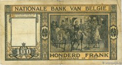 100 Francs BELGIUM 1949 P.126 F-