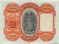 500 Pesetas SPAIN 1927 P.073c VF