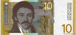 10 Dinara YOUGOSLAVIE  2000 P.153b