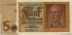 5 Reichsmark ALLEMAGNE  1942 P.186