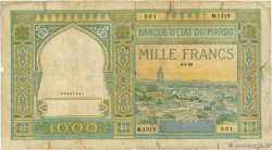 1000 Francs MAROC  1950 P.16c