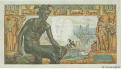 1000 Francs DÉESSE DÉMÉTER FRANCE  1943 F.40.16 XF-