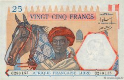 25 Francs AFRIQUE ÉQUATORIALE FRANÇAISE Brazzaville 1941 P.07a fST+