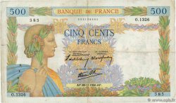 500 Francs LA PAIX FRANCE 1940 F.32.09