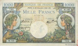 1000 Francs COMMERCE ET INDUSTRIE FRANCE 1940 F.39.02 TTB