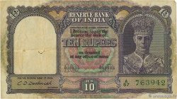 10 Rupees INDE 1943 P.024 TB