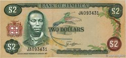 2 Dollars JAMAÏQUE 1982 P.65a SUP