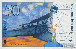 50 Francs SAINT-EXUPÉRY FRANCE 1993 F.72.02 pr.NEUF